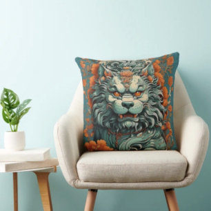 Flu Lion of Wisdom Printed Backpack