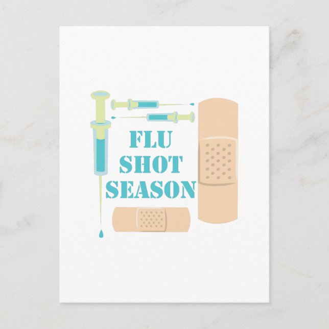 Flu Shot Postcard (Front)