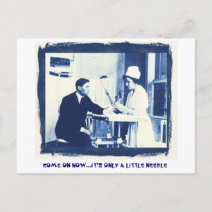 Flu Shots Postcard