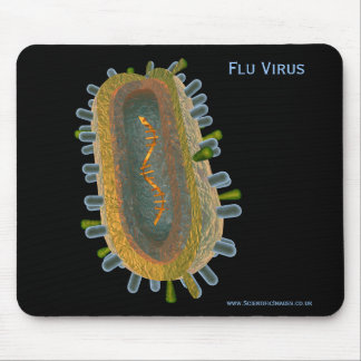 Flu Virus Mouse Pad