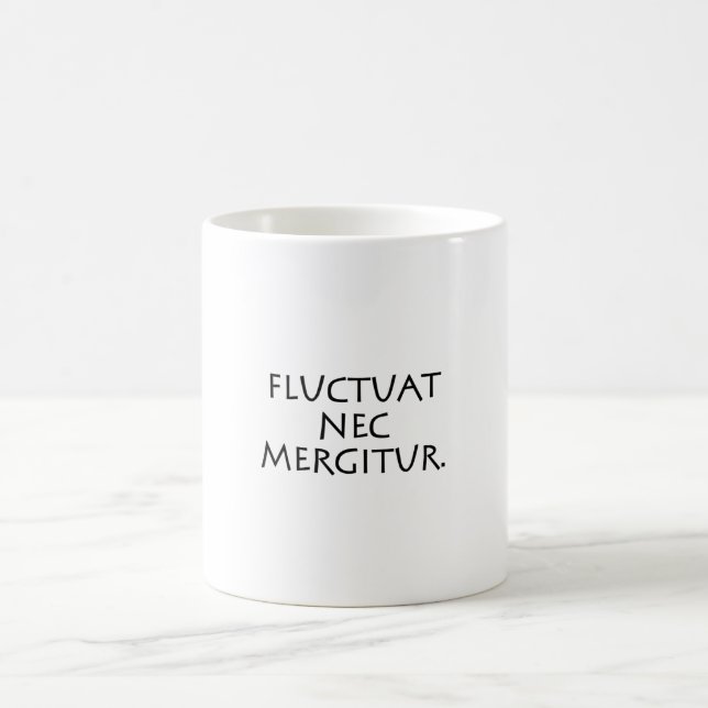 Fluctuat nec mergitur coffee mug (Center)