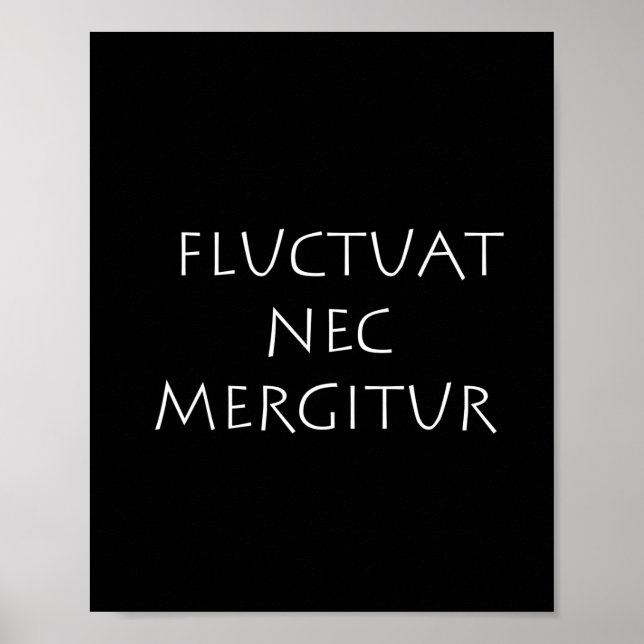 Fluctuat nec mergitur poster (Front)