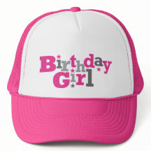 Fluctuating Type Birthday Girl Hat