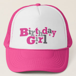Fluctuating Type Birthday Girl Hat