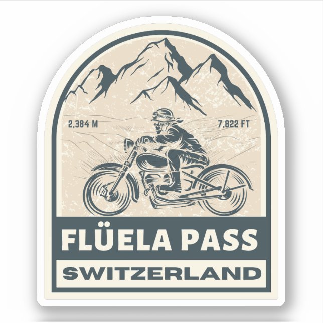 Flüela Pass swiss–alps motorcycle tour (Front)
