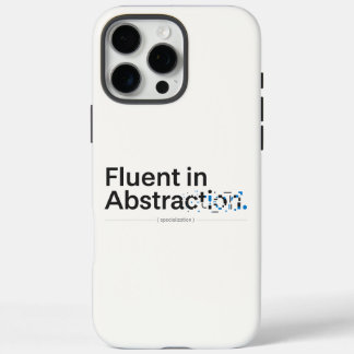 Fluent in Abstraction Minimalist Tech Case