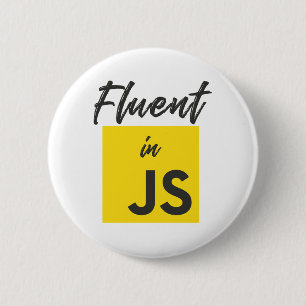 Fluent in Javascript Programming Language 2 Inch Round Button