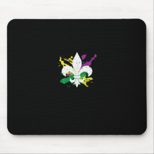 Fluer De Lis Flower Of The Lily Mardi Gras Sweat S Mouse Pad