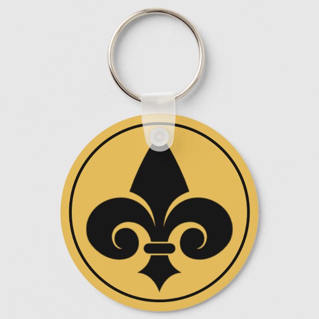 Fluer De Lis Keychain (Front)