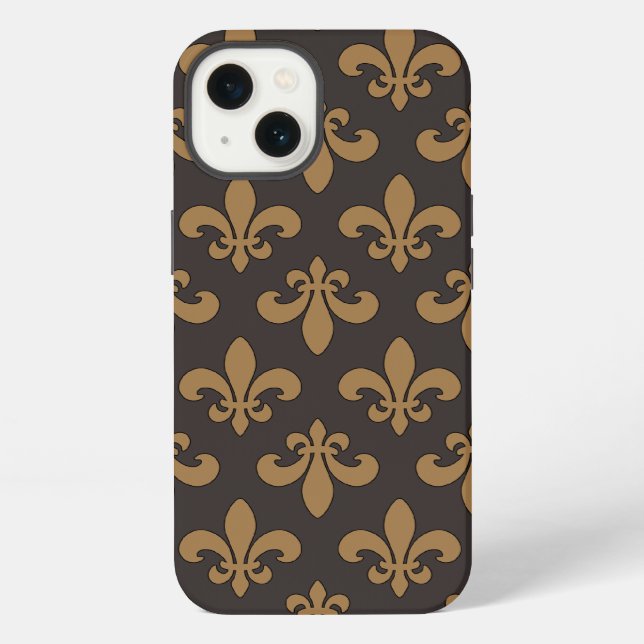 Fluer Des Lis Chocolat Chaud iPhone Case (Back)