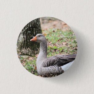 Fluff 1 Inch Round Button