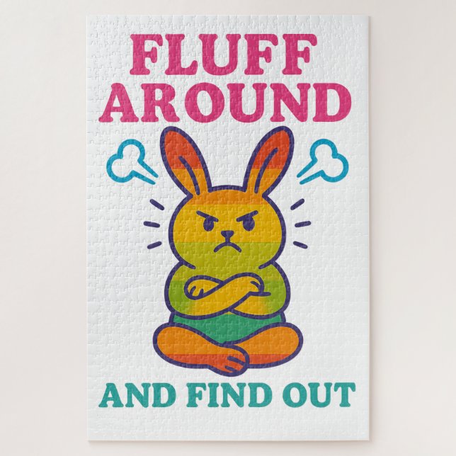 Fluff Around and Find Out Jigsaw Puzzle (Vertical)