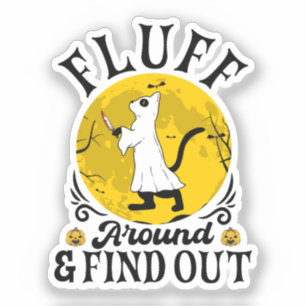 Fluff Around and Find Out, Scary Cat Halloween