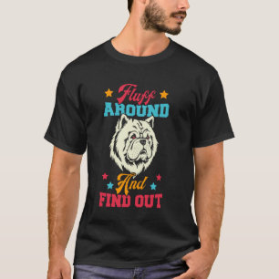Fluff Chow Chow Dog Face Lover Owner Mom Mama Dad  T-Shirt