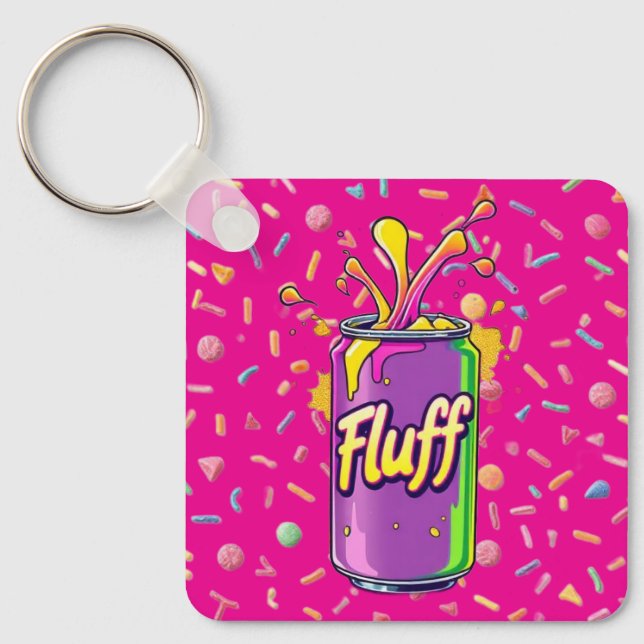 Fluff Keychain (Front)