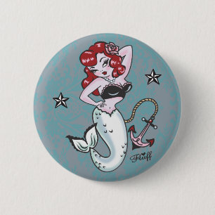Fluff Molly Mermaid Button