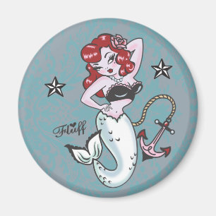 Fluff Molly Mermaid Magnet