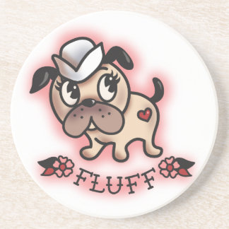 Fluff Monty the Sailor Dog Coaster