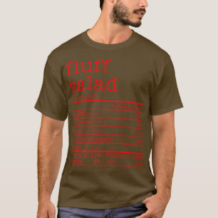 Fluff Salad Nutrition Facts Matching Thanksgiving T-Shirt