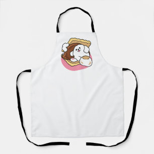 Fluffier Than a S’more – Cute Dog and Dessert Pun Apron
