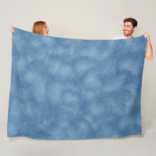 Fluffy Blue Fleece Blanket