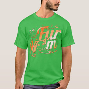 Fluffy Cat Fur Mom On Purrsday T-Shirt