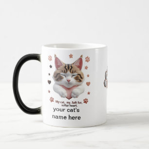 Fluffy Cat Heart Mug – Morphing Magic Cup