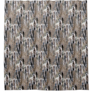 Fluffy Cattails Nature Pattern 