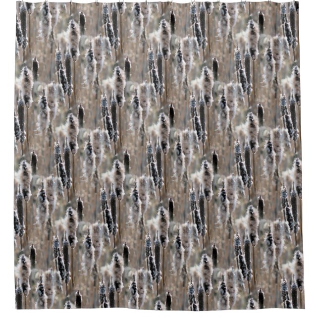 Fluffy Cattails Nature Pattern  (Front)