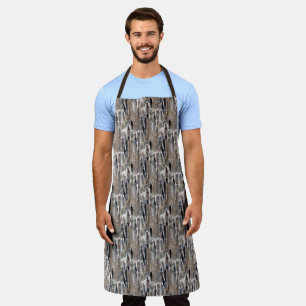 Fluffy Cattails Nature Pattern    Apron