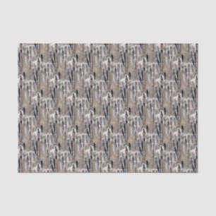 Fluffy Cattails Nature Pattern    Tissue Paper