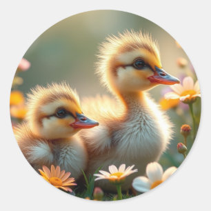 Fluffy Chick  Stickers
