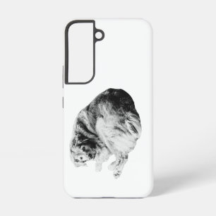 Fluffy Circle, Gentle Shield Samsung Galaxy Case