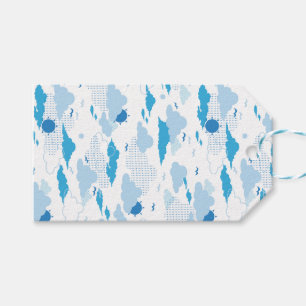 Fluffy Cloud Sunny White Sky Pattern Gift Tags