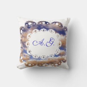 Fluffy Clouds and Monogramm Pillow