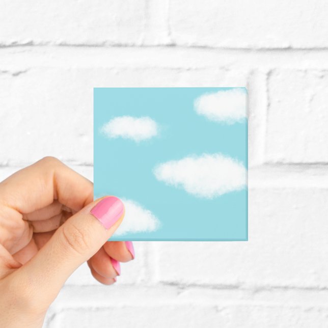 Fluffy Clouds Blue Sky Post-it Notes (Creator Uploaded)