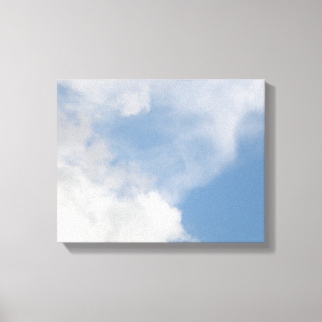 Fluffy Clouds Canvas Print (Front)