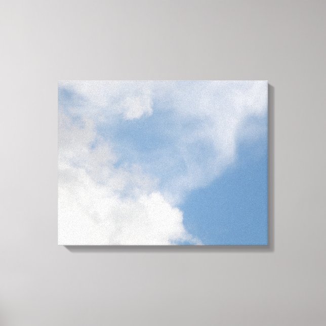 Fluffy Clouds Canvas Print (Front)