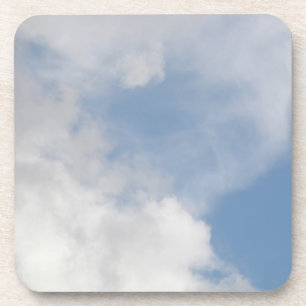 Fluffy Clouds Cork Coaster