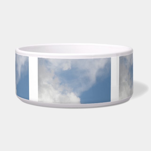 Fluffy Clouds Dog Bowl (Front)