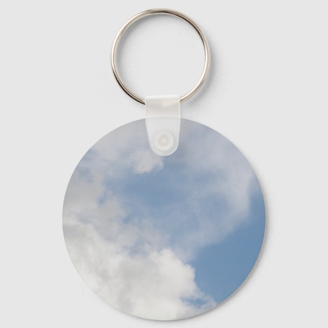 Fluffy Clouds Keychain (Front)