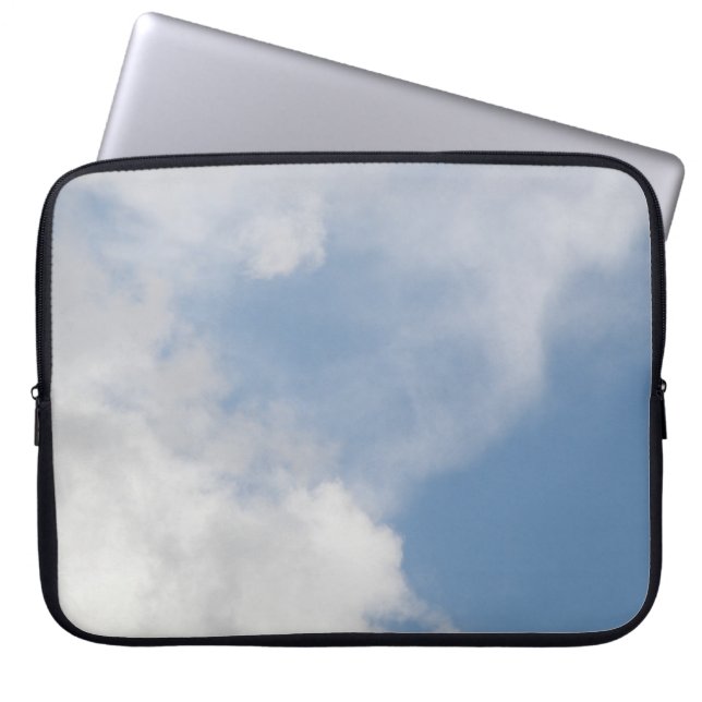 Fluffy Clouds Laptop Bag (Front)