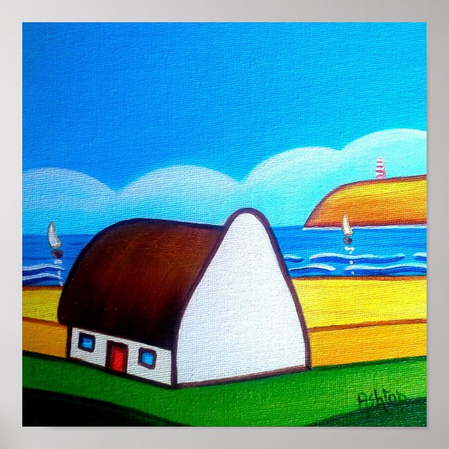 Fluffy Clouds Poster (Front)