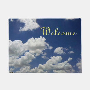 Fluffy clouds Welcome Doormat