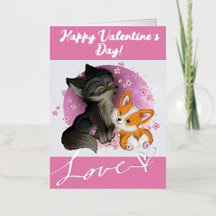 Fluffy Cuddles - Valentine's Card