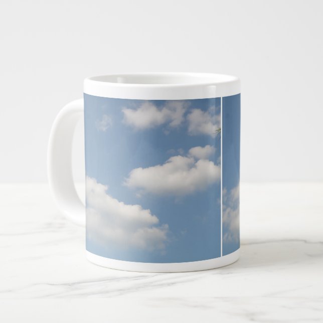 Fluffy Cumulus Clouds Mug (Front Left)