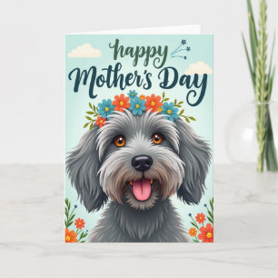 Fluffy Dog Celebration Card