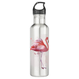 Fluffy Flamingo 710 Ml Water Bottle