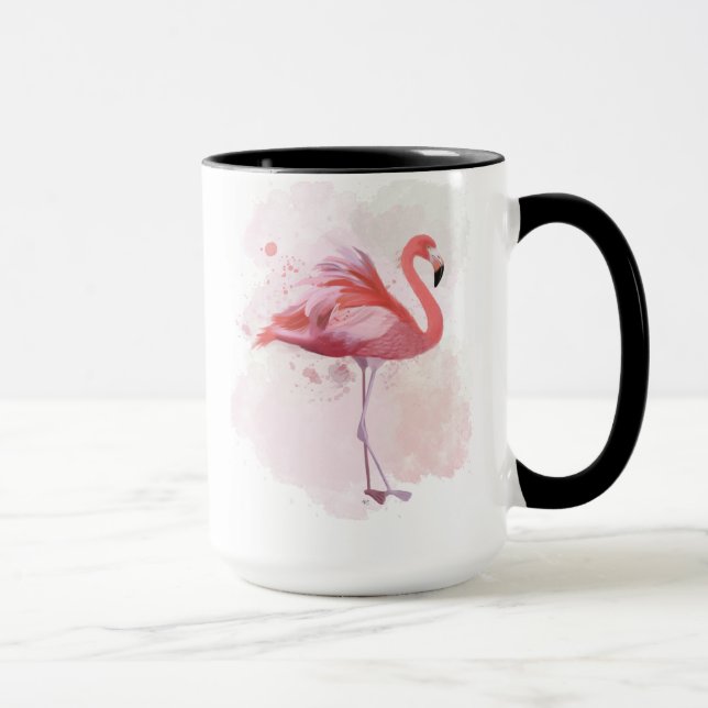 Fluffy Flamingo Mug (Right)