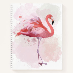 Fluffy Flamingo Notebook